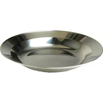 Talíř Talíř nerezový - Ø25cm (Kempinkový talíř v nerezovém provedení o Ø 25 cm.)