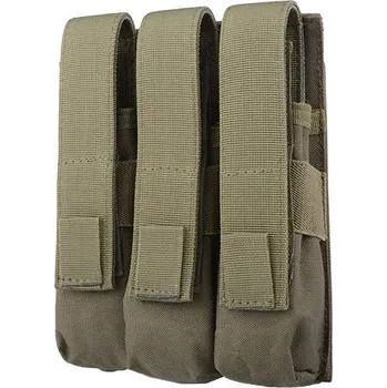 Trojítá stehenní sumka na zásobníky pro MP5 - olivová, GFC