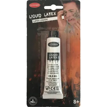 Karnevalový doplněk Tekutý latex bílý, 28.3 ml