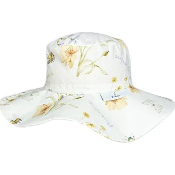 Klobouk Mimilove Bavlněný klobouček s MAŠLÍ vel. 4-6 let Louka