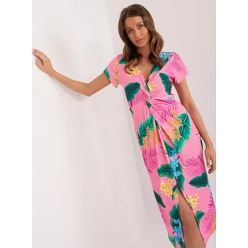Dámské šaty Dámské šaty s potiskem růžové