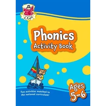 Cizí jazyk Phonics Activity Book for Ages 5-6 (Year 1) - CGP Books