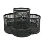 Stojánek otočný, drátěný, černá