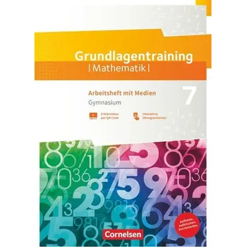 Cizí jazyk Fundamente der Mathematik 7. Schuljahr Gymnasium. Grundlagentraining - Arbeitsheft mit Medien und Lösungen