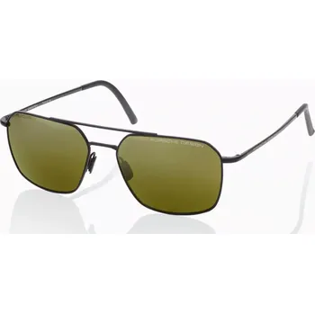 Sluneční brýle PORSCHE DESIGN Sunglasses P´8970 sluneční brýle černé se zelenými skly pol. (Jedinečné pánské sluneční brýle od Porsche Design s robustním rámem z nerezové oceli.)
