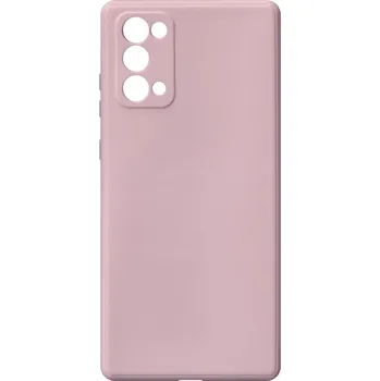 Pouzdro na mobilní telefon CVK Kryt pískově růžový na Samsung Galaxy Note 20 5G