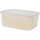 EXCELLENT HOUSEWARE Úložný koš s víkem 12 l béžová KO-027000200bezo