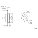 HART Brzdový kotouč 241 128