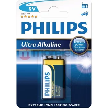 Článková baterie Baterie Philips Ultra 9V Block 1 ks.