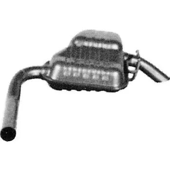 Výfukový systém Zadní tlumič výfuku IMASAF 37.62.07