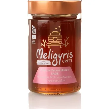 Řecký med BIO lesní "Šalvěj", květový 270 g MELIGYRIS