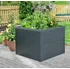Vyvýšený záhon Lanit Plast Snail 100 x 100 x 76 cm antracit