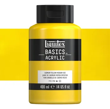 Vodová barva Akrylová barva Liquitex Basics - Cadmium Yellow Medium Hue Balení: 400 ml