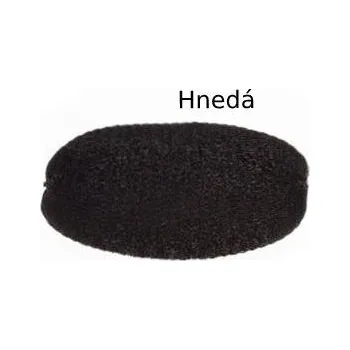 Sibel Updo Bun Pad - výplň drdolu 13 cm ovál Brown - (9503002/P001346) - hnědá