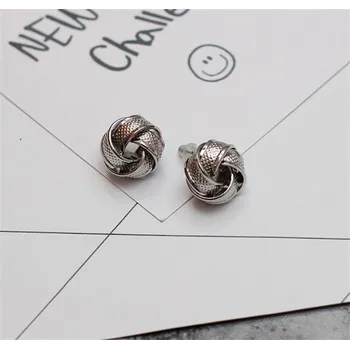 Náušnice Flamenco Mystique Velké Stříbrné Náušnice, Dvoubarevné, z Obecných Kovů, Průměr 1,7 cm