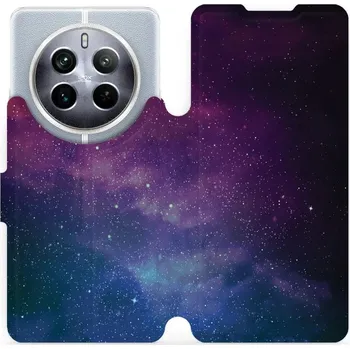 Pouzdro na mobilní telefon Flipové pouzdro Mobiwear - Realme 12 Pro 5G - V147P Mlhovina (Knížkové flip pouzdro, obal, kryt na mobil Realme 12 Pro 5G - V147P Mlhovina, materiál Umělá kůže + TPU - ochrana 360°, stojánek, silikonová vanička, magnetické zavírání)