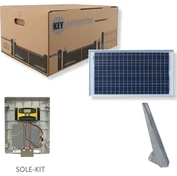 SOLE-KIT Solární KIT BEZ BATÉRIE pro 24V pohony KEY