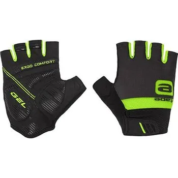 Air cyklistické rukavice černá-zelená, Velikost oblečení S