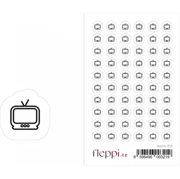 samolepka Fleppi Samolepky ikonky – Televize