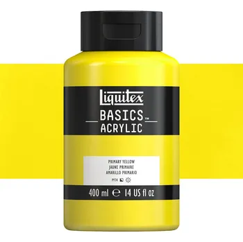 Vodová barva Akrylová barva Liquitex Basics - Primary Yellow Balení: 400 ml