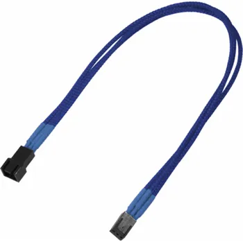 Audio kabel Nanoxia 3-pin - 3-pin, 0,3 m, modrá (900200017)