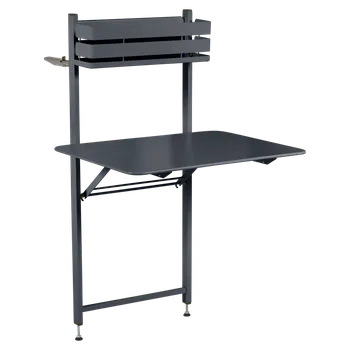 Zahradní stůl Skládací balkónový stůl Fermob BISTRO 57x77cm - Antracite