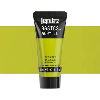 Vodová barva Akrylová barva Liquitex Basics - Light Olive Green Balení: 22 ml
