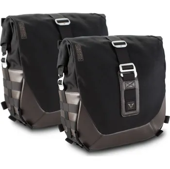 Zavazadlo na motocykl Legend Gear SW Motech s SLC popruhem 2 x 13,5l černo hnědé