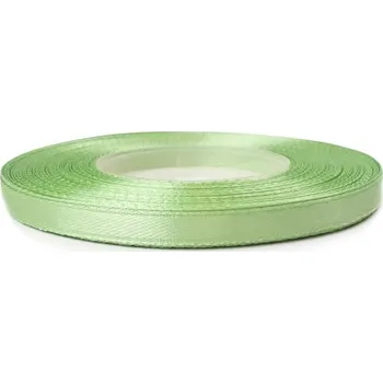 Stuha Saténová stuha šalvějová zelená 6mm (Saténová stuha šalvějová zelená 6mm)