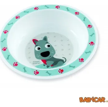 dětská jídelní sada Canpol 4 412 Plastová miska Happy Animals 3004412