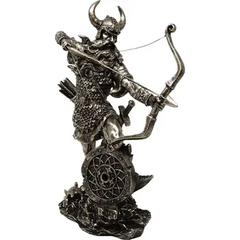 Multifunkční nůž MystiCalls Soška Vikingského lukostřelce v šupinové zbroji 32cm