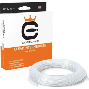Muškařská šňůra intermediální Cortland 444 CLEAR INTERMEDIATE Classic WF #4 - Čirá