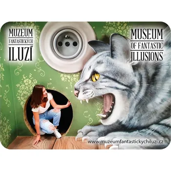 Dekorativní magnet Magnetka Muzeum fantastických iluzí