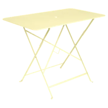 Zahradní stůl Skládací stolek Fermob BISTRO 97x57cm - Frosted Lemon