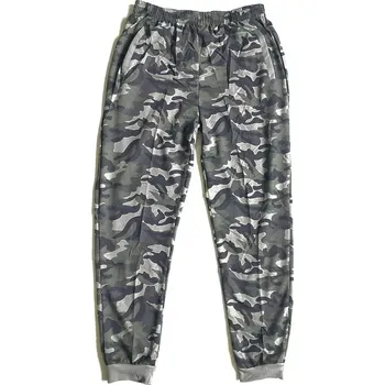 Tepláky maskáčové s úpletem