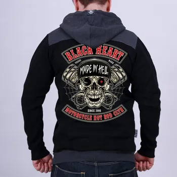 Pánská mikina Pánská Mikina BLACK HEART RASCAL PREMIUM Barva: Černá, Velikost: XXL