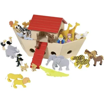 Dřevěná hračka GOKI - Noemova archa