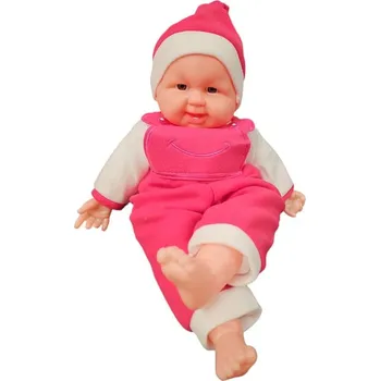 Panenka Panenka miminko se zvuky a měkkým látkovým tělem 50 cm tmavě růžová