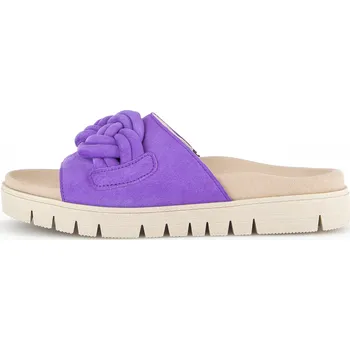 Dámské pantofle GABOR Dámské kožené fialové pantofle 43.747.13-255 Velikost 37