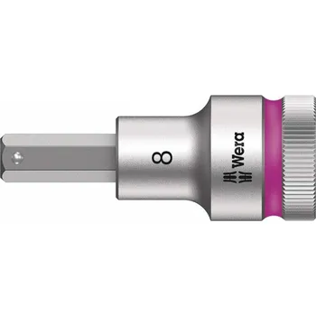 Wera 003824 Zástrčná bitová hlavice Zyklop 1/2" 6hran 8 mm typ 8740 C HF s přidržovací funkcí