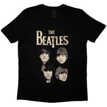 Pánské tričko Merch The Beatles: The Beatles Unisex T-shirt: 4 Heads (x-large) XL