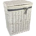 Koš na prádlo bílý P1373 - 45 x 35 x 57 cm