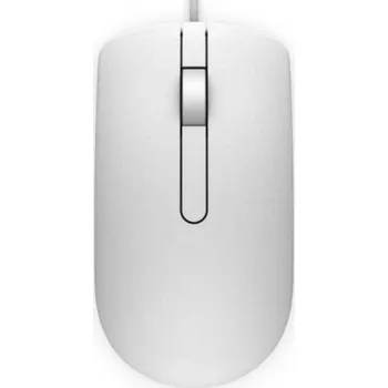 Myš Dell MS116 myš bílá Stylová a spolehlivá myš Dell MS116 nabízí optický snímač pohybu, maximální citlivost 1000 DPI, 3 tlačítka, ergonomické zpracování vhodné pro praváky i leváky, nízkou hmotnost, př