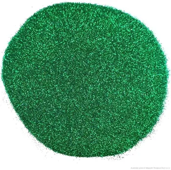 Speciální výtvarná barva Kremer Pigmente Polyesterové třpytky zelená