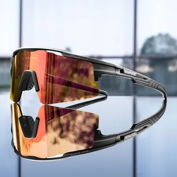 Sluneční brýle Sportovní sluneční brýle X75 barva: Černá (červené sklo)