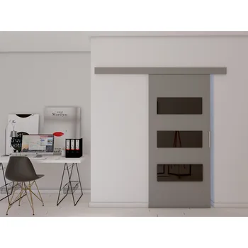 Interiérové dveře Posuvné dveře STANDART E90, Šedá