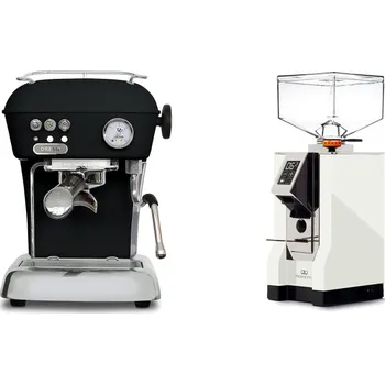 Kávovar Ascaso Dream ONE, Dark Black + Eureka Mignon Perfetto, CR white