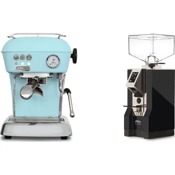 Kávovar Ascaso Dream ONE, Kid Blue + Eureka Mignon Turbo, CR black