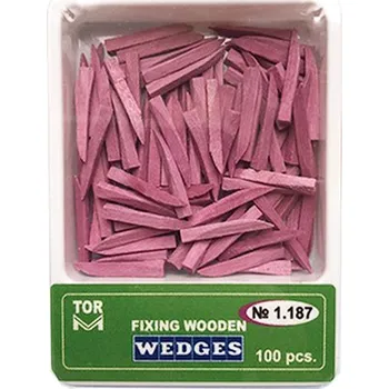 Zdenické nářadí Mezizubní klínky dřevěné TOR (100 ks) 1.187 - fialové