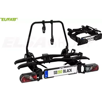 Nosič kol Nosič kol Eufab SD260 black - 2 kola, na tažné zařízení